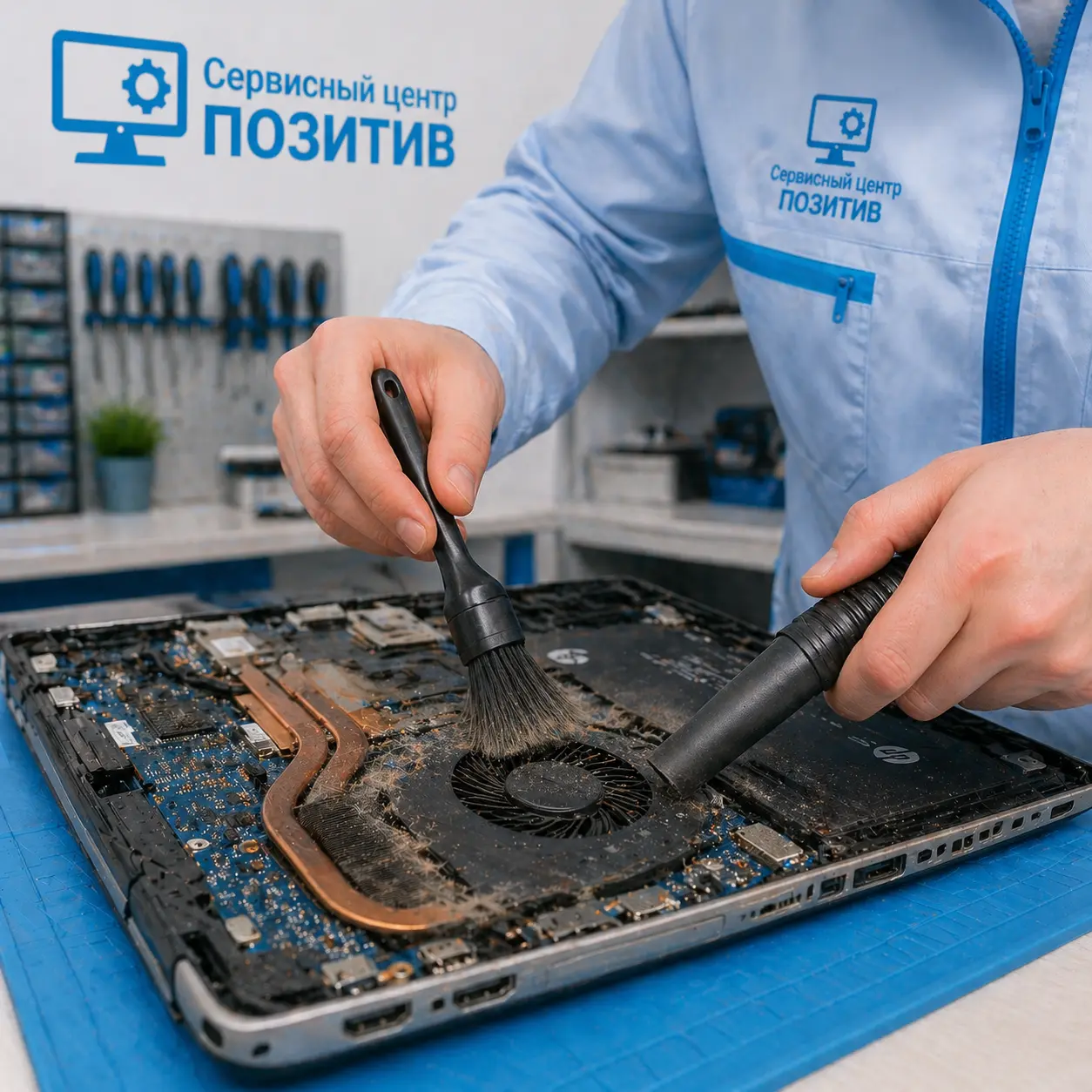 чистка ноутбука HP в Солнечногорске