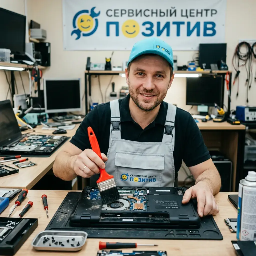Чистка ноутбука от пыли в Солнечногорске | Замена термопасты