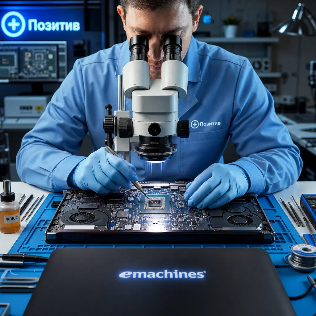 Замена видеокарты ноутбука Emachines в Солнечногорске