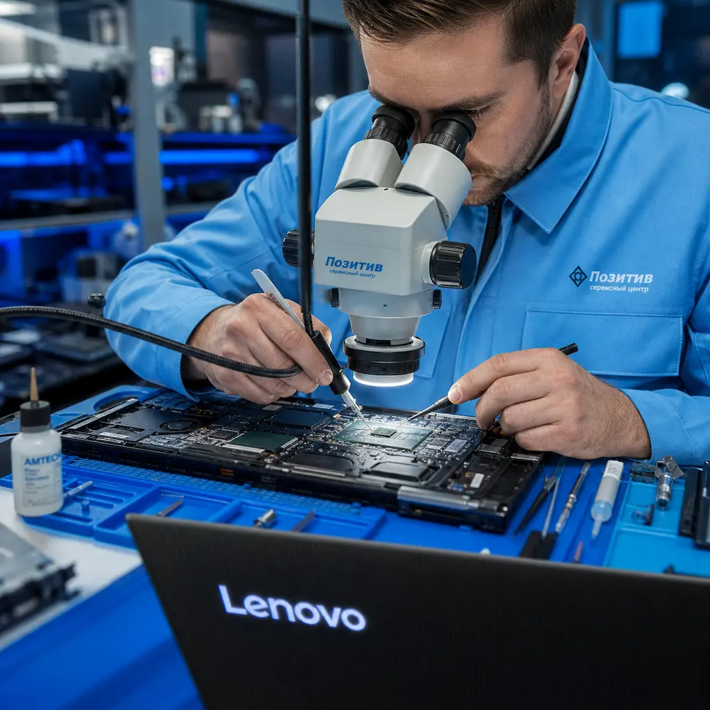 Замена видеокарты ноутбука Lenovo в Солнечногорске