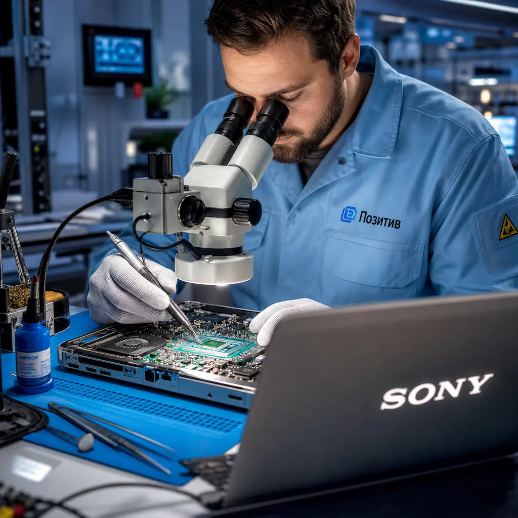 Замена видеокарты ноутбука Sony в Солнечногорске