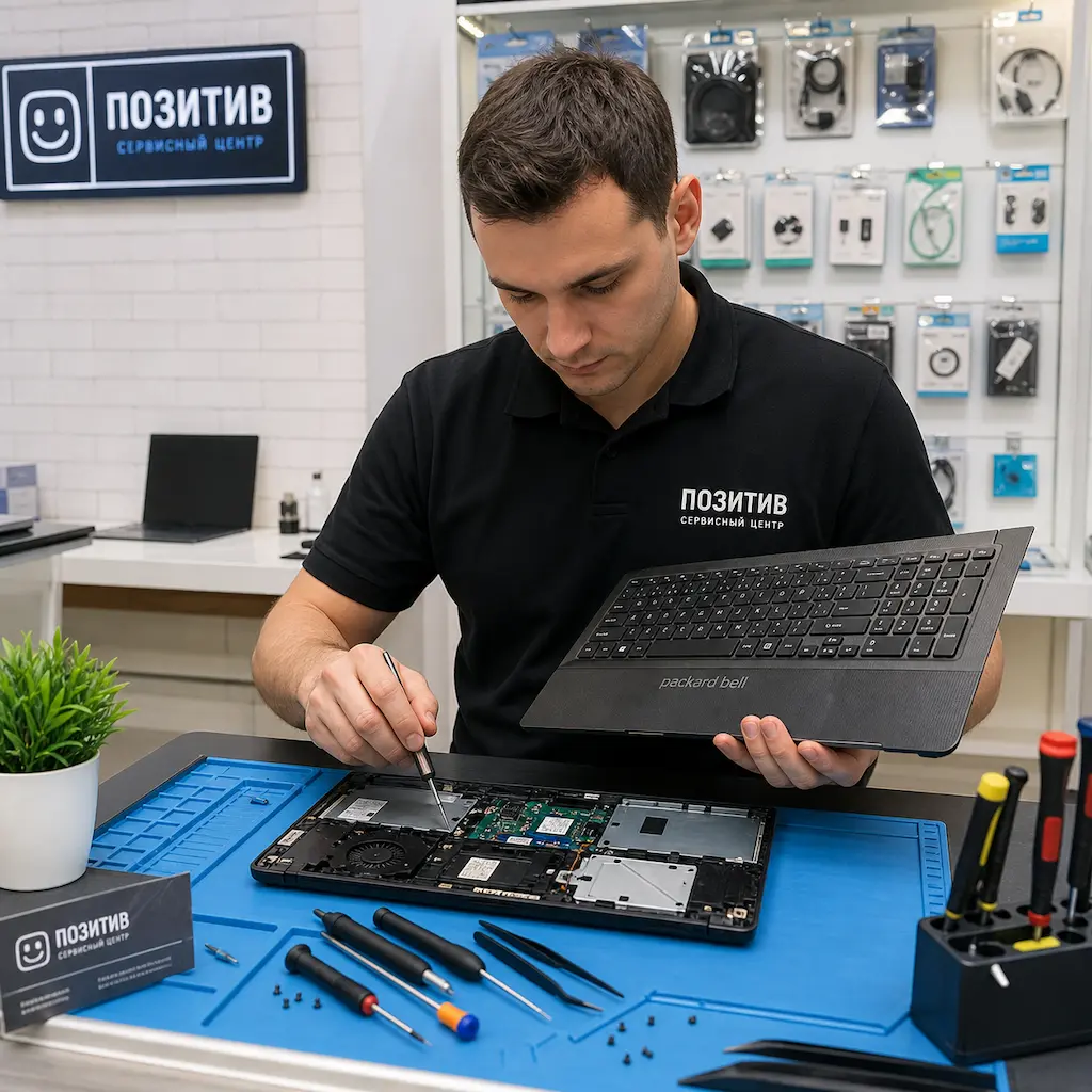 заменить клавиатуру на ноутбуке Packard Bell в Солнечногорске