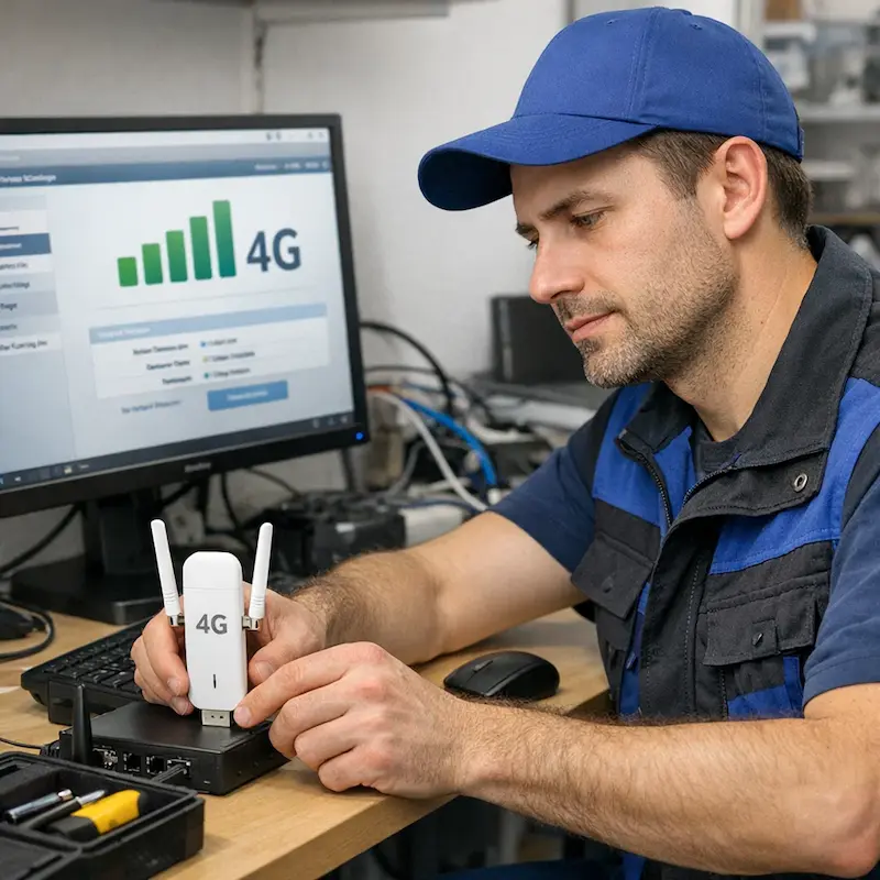 Настройка LTE модема в Солнечногорске