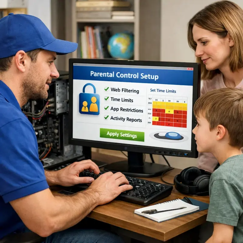 установка родительского контроля в Солнечногорске