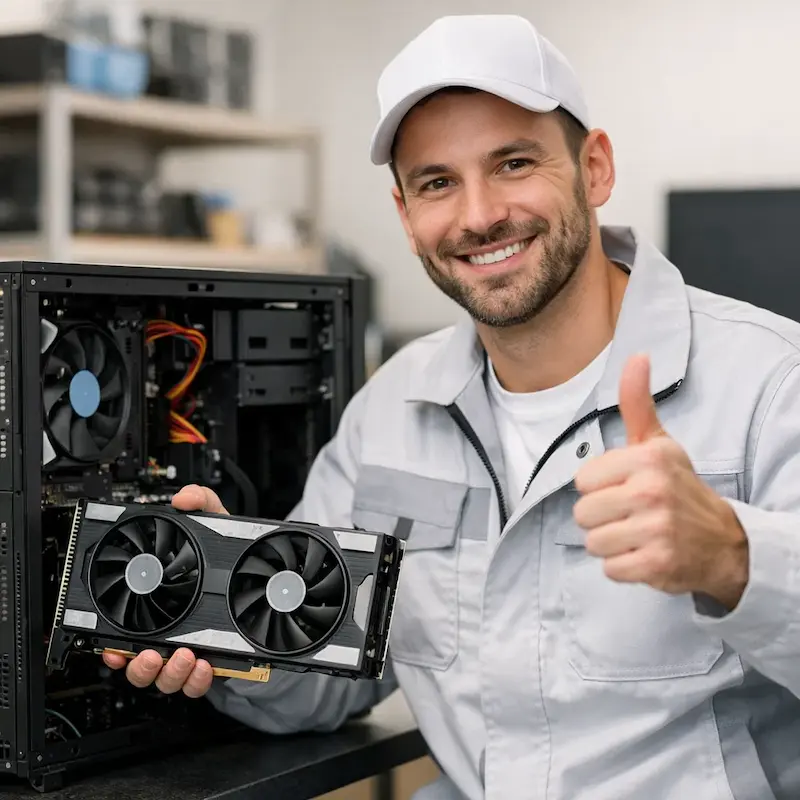 установка видеокарты на ПК в Солнечногорске