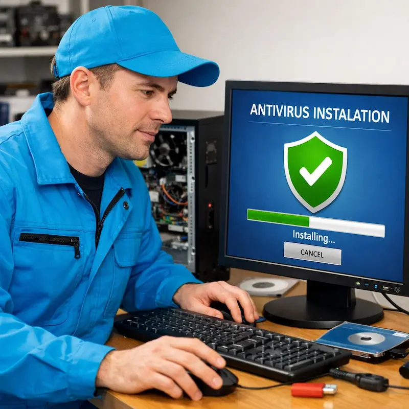 Установка антивируса на ноутбук в Солнечногорске