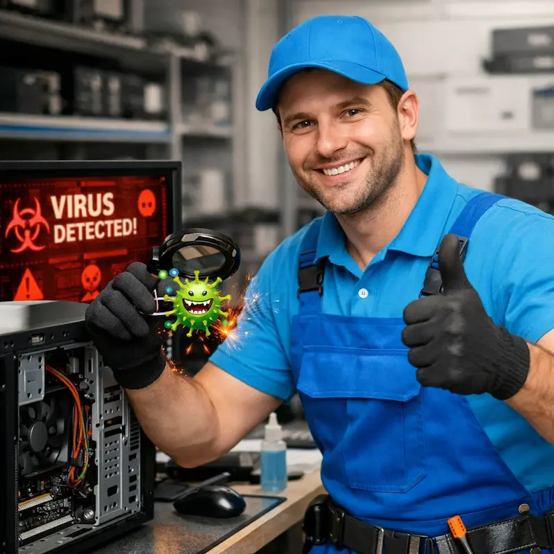 Удаление вирусов с компьютера в Солнечногорске